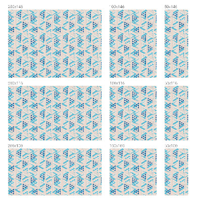 Dekorplast till fönster mosaik Geometriska mönster