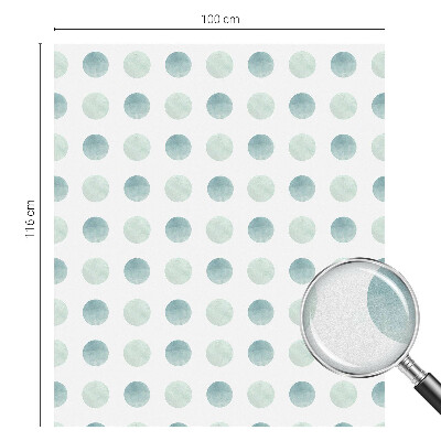 Solfilm fönster insynsskydd Fina cirklar