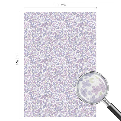 Fönsterfilm med mosaikmönster Blommig lätthet