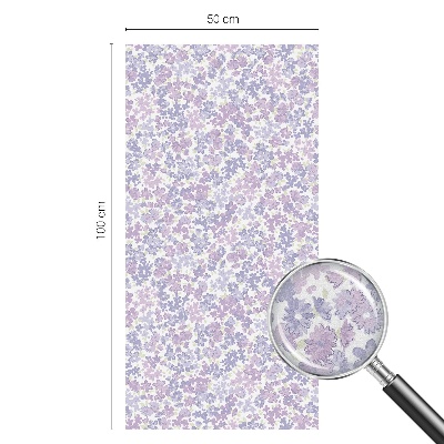 Fönsterfilm med mosaikmönster Blommig lätthet