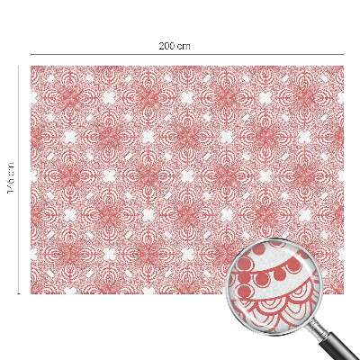 Frostad fönsterfilm med färgat mönster Spetsmönster