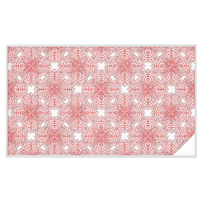 Frostad fönsterfilm med färgat mönster Spetsmönster