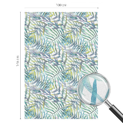 Dekorplast till fönster mosaik Tropisk akvarell