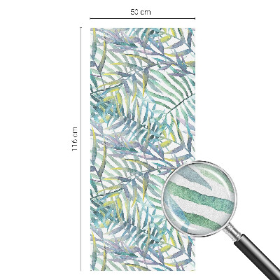 Dekorplast till fönster mosaik Tropisk akvarell