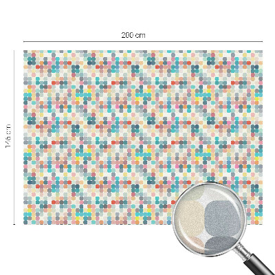 Dekorplast till fönster mosaik Färgglada rutor