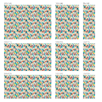 Dekorplast till fönster mosaik Färgglada rutor