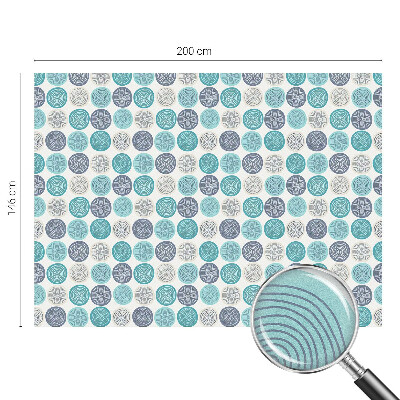 Solfilm fönster insynsskydd Geometriska cirklar