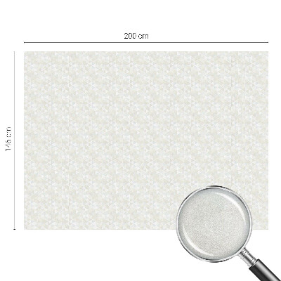 Frostad fönsterfilm med färgat mönster Geometriska mönster