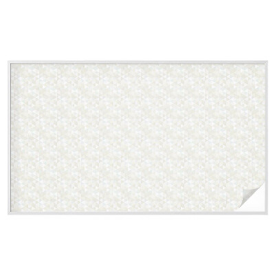 Frostad fönsterfilm med färgat mönster Geometriska mönster