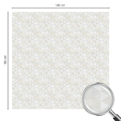 Frostad fönsterfilm med färgat mönster Geometriska mönster