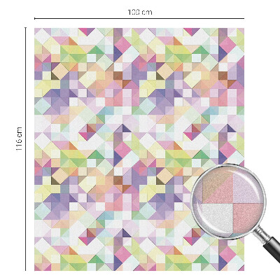 Fönsterfilm med mosaikmönster Abstrakt mosaik