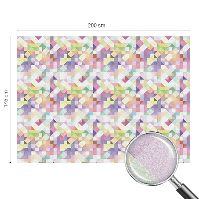 Fönsterfilm med mosaikmönster Abstrakt mosaik