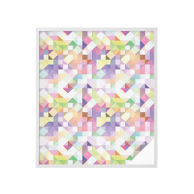 Fönsterfilm med mosaikmönster Abstrakt mosaik