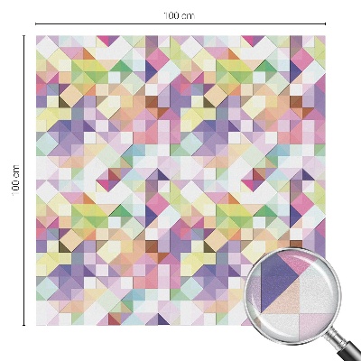 Fönsterfilm med mosaikmönster Abstrakt mosaik