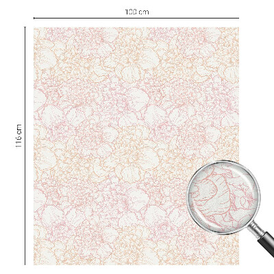 Dekorplast till fönster mosaik Blommig elegans