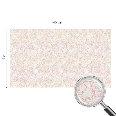 Dekorplast till fönster mosaik Blommig elegans