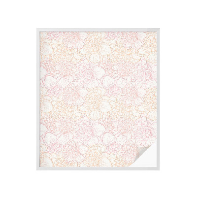 Dekorplast till fönster mosaik Blommig elegans