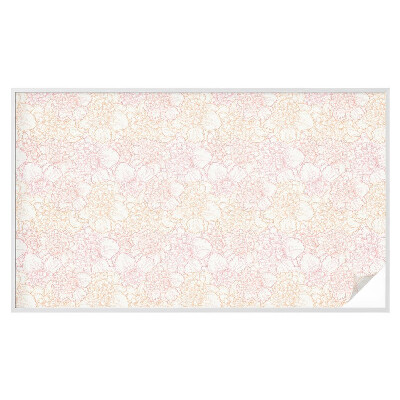 Dekorplast till fönster mosaik Blommig elegans