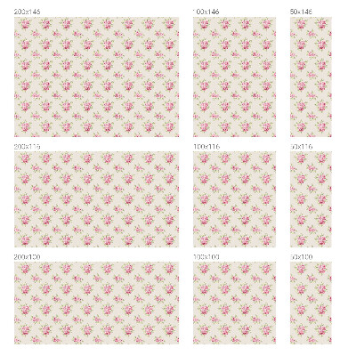 Frostad fönsterfilm med färgat mönster Blommönster