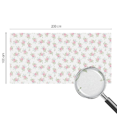 Fönsterfilm med mosaikmönster Romantiska rosor