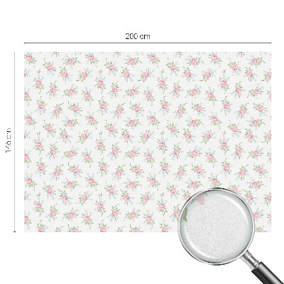 Fönsterfilm med mosaikmönster Romantiska rosor