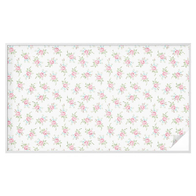 Fönsterfilm med mosaikmönster Romantiska rosor