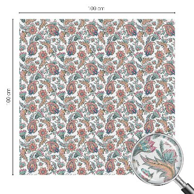 Frostfilm med dekorativt mönster Blommig elegans