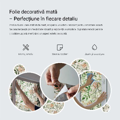 Dekorplast till fönster mosaik Geometriska motiv