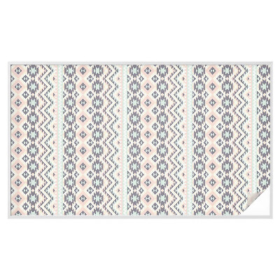 Solfilm fönster insynsskydd Pastellgeometri