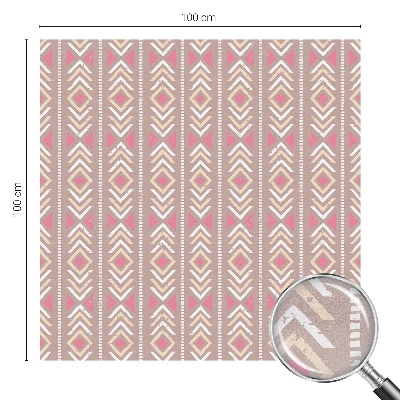 Fönsterfilm med mosaikmönster Etniska romber