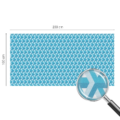 Frostfilm med dekorativt mönster Geometriska kuber