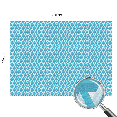 Frostfilm med dekorativt mönster Geometriska kuber