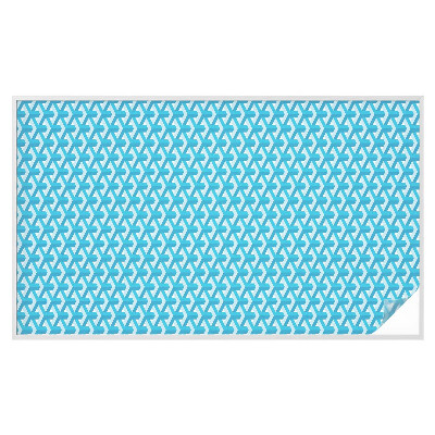 Frostfilm med dekorativt mönster Geometriska kuber