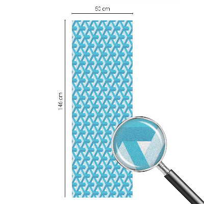 Frostfilm med dekorativt mönster Geometriska kuber