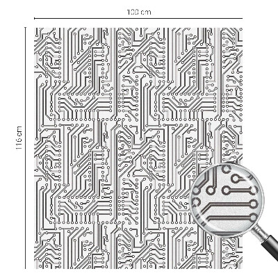 Dekorplast till fönster mosaik Tekniskt tema