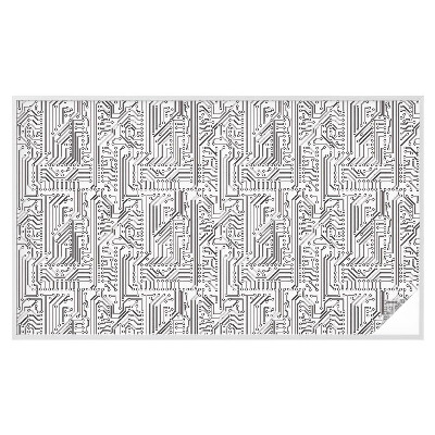 Dekorplast till fönster mosaik Tekniskt tema