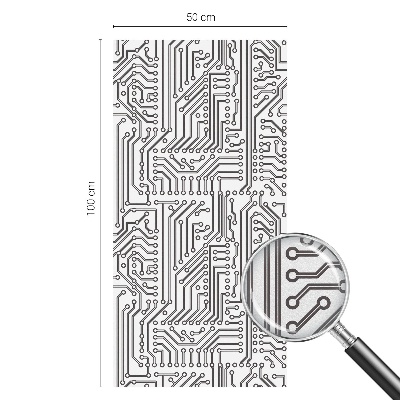 Dekorplast till fönster mosaik Tekniskt tema