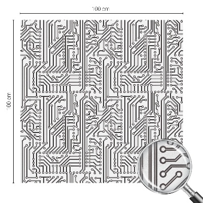 Dekorplast till fönster mosaik Tekniskt tema