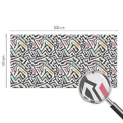 Fönsterfilm med mosaikmönster Abstrakt geometri