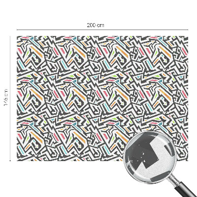 Fönsterfilm med mosaikmönster Abstrakt geometri