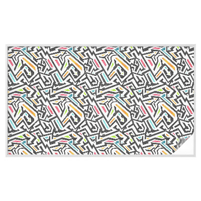 Fönsterfilm med mosaikmönster Abstrakt geometri