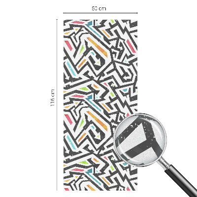 Fönsterfilm med mosaikmönster Abstrakt geometri