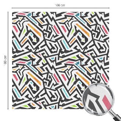 Fönsterfilm med mosaikmönster Abstrakt geometri