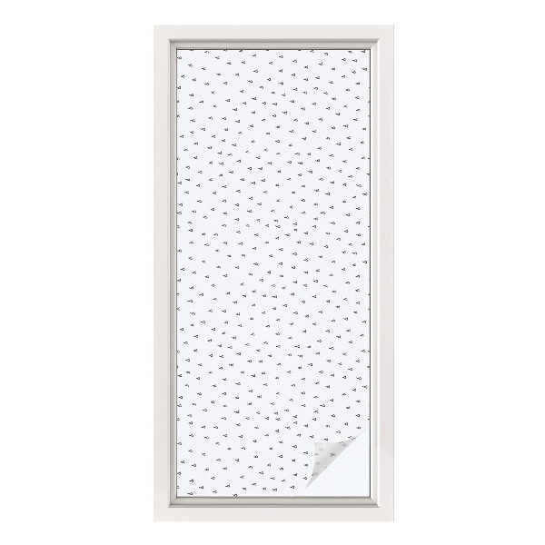 Dekorplast till fönster mosaik Geometriska trianglar