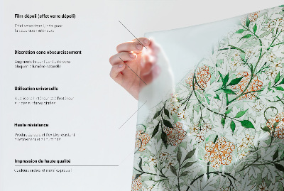 Dekorplast till fönster mosaik Geometriska trianglar