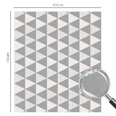 Frostfilm med dekorativt mönster Modern geometri