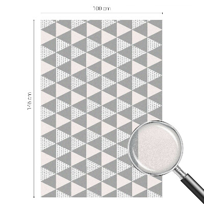 Frostfilm med dekorativt mönster Modern geometri