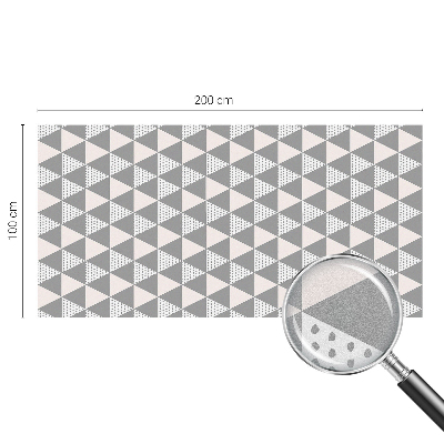 Frostfilm med dekorativt mönster Modern geometri