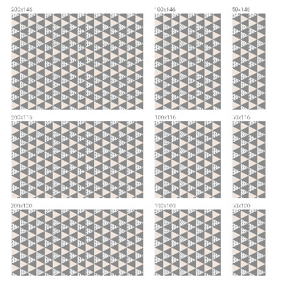 Frostfilm med dekorativt mönster Modern geometri