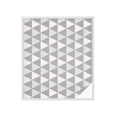 Frostfilm med dekorativt mönster Modern geometri